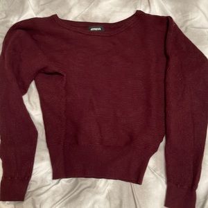 Express maroon sweater